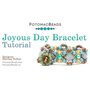 Picture of Accessories, Jewelry, Bracelet, Turquoise with text POTOMACBEADS Joyous Day Bracelet Tuto...