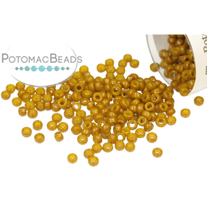 Miyuki Round Seed Bead 15/0 Galvanized Yellow Gold 2-Inch Tube (1052)