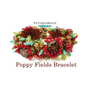 Picture of Accessories, Bracelet, Jewelry with text POTOMACBEADS Poppy Fields Bracelet Poppy Fields ...