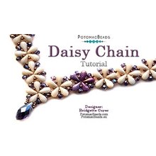 Picture of Accessories, Jewelry, Gemstone with text POTOMACBEADS Daisy Chain Tutorial Bridgette Caye...