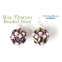 Picture of Accessories, Earring, Jewelry, Bead with text May Flowers POTOMACBEADS Beaded Bead May Fl...