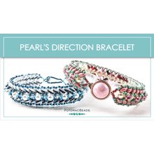 Picture of Accessories, Bracelet, Jewelry with text PEARL'S DIRECTION BRACELET POTOMACBEADS. PEARL'S...