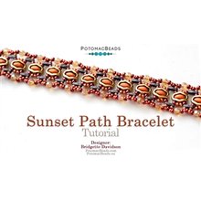 Picture of Accessories, Bracelet, Jewelry, Bead, Necklace with text POTOMACBEADS Sunset Path Bracele...