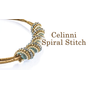 Picture of Accessories, Bracelet, Jewelry, Necklace, Ornament with text Celinni Spiral Stitch Spiral...