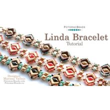 Picture of Accessories, Jewelry with text POTOMACBEADS Linda Bracelet Tutorial Designer Marissa Vall...
