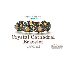 Picture of Accessories, Jewelry, Bracelet, Gemstone with text POTOMACBEADS Crystal Cathedral Bracele...