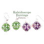 Picture of Accessories, Earring, Jewelry, Gemstone with text Kaleidoscope Earrings Pattern.