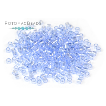 DB1475 Miyuki Delica Beads Transparent Pale Sky Blue Luster Size 11/0