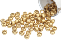 Czech Seed Beads - Etched Aztec Gold 8/0