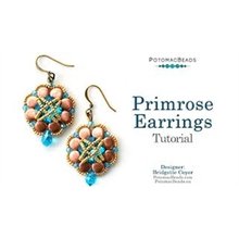 Picture of Accessories, Earring, Jewelry, Bead, Necklace with text POTOMACBEADS Primrose Earrings Tu...