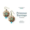 Picture of Accessories, Earring, Jewelry, Bead, Necklace with text POTOMACBEADS Primrose Earrings Tu...