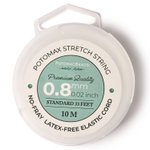 Picture of Bottle with text РОТОМАХ POTOMACBEADS. STRETCH STRING Premium Quality 0.8 mm 0.02 inch NO...