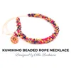 Picture of Accessories, Bracelet, Jewelry, Necklace, Bead with text KUMIHIMO BEADED ROPE NECKLACE De...