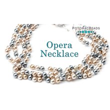 Picture of Accessories, Jewelry, Necklace, Pearl with text POTOMACBEADS Opera Necklace.
