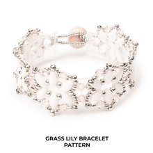 Picture of Accessories, Bracelet, Jewelry, Necklace with text GRASS LILY BRACELET PATTERN GRASS LILY...