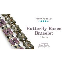 Picture of Accessories, Jewelry, Gemstone, Necklace with text POTOMACBEADS Butterfly Boxes Bracelet ...