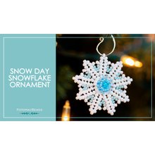 Picture of Accessories, Earring, Jewelry, Chandelier with text SNOW DAY SNOWFLAKE ORNAMENT POTOMACBE...