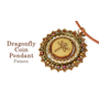 Picture of Accessories, Pendant, Jewelry, Necklace with text Dragonfly Coin Pendant Pattern.