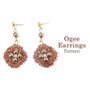 Picture of Accessories, Earring, Jewelry with text Ogee Earrings Pattern.