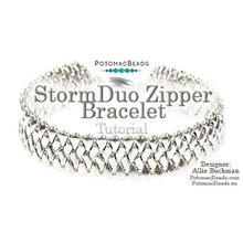 Picture of Accessories, Jewelry, Bracelet, Chandelier, Lamp with text POTOMACBEADS Storm Duo Zipper ...