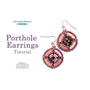 Picture of Accessories, Earring, Jewelry with text POTOMACBEADS Porthole Earrings Tutorial Designer ...