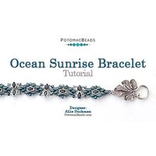 Picture of Accessories, Bracelet, Jewelry, Earring with text POTOMACBEADS Ocean Sunrise Bracelet Tut...