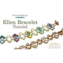 Picture of Accessories, Bracelet, Jewelry with text POTOMACBEADS Ellen Bracelet Tutorial Diane Holde...