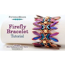 Picture of Accessories, Cuff, Jewelry with text POTOMACBEADS Firefly Bracelet Tutorial Designer Buch...