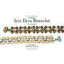 Picture of Accessories, Jewelry, Bracelet with text POTOMACBEADS Iris Diva Bracelet Tutorial Marissa...
