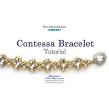 Picture of Accessories, Bracelet, Jewelry, Diamond, Gemstone with text POTOMACBEADS Contessa Bracele...