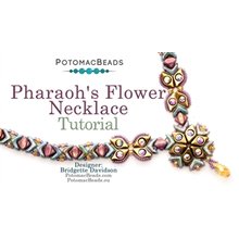 Picture of Accessories, Jewelry, Necklace, Bead, Smoke Pipe with text POTOMACBEADS Pharaoh's Flower ...
