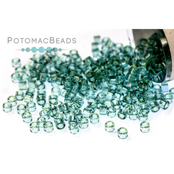 DB0112 Miyuki Delica Beads Transparent Sea Foam Luster Size 11/0