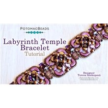 Picture of Accessories, Jewelry, Bracelet, Necklace with text POTOMACBEADS Labyrinth Temple Bracelet...