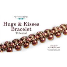 Picture of Accessories, Jewelry, Bracelet, Necklace, Pearl with text POTOMACBEADS Hugs & Kisses Brac...