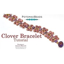 Picture of Accessories, Bracelet, Jewelry, Bead, Necklace, Earring with text POTOMACBEADS Clover Bra...