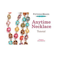 Picture of Accessories, Earring, Jewelry, Necklace with text POTOMACBEADS Anytime Necklace Tutorial ...
