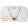 Picture of Accessories, Jewelry, Necklace, Pendant with text POTOMACBEADS Luxor Marquise Bezel.
