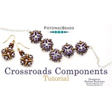 Picture of Accessories, Earring, Jewelry with text POTOMACBEADS Crossroads Components Tutorial Desig...