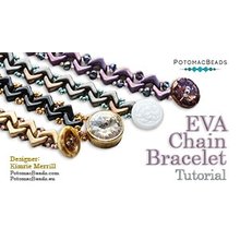 Picture of Accessories, Jewelry, Necklace, Pendant with text POTOMACBEADS EVA Chain Designer Bracele...