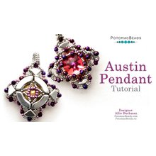 Picture of Accessories, Earring, Jewelry, Necklace with text POTOMACBEADS Austin Pendant Tutorial De...