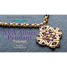 Picture of Accessories, Jewelry, Necklace with text POTOMACBEADS AVA Allure Pendant Tutorial Designe...