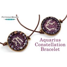 Picture of Accessories, Pendant, Jewelry, Locket, Gemstone with text POTOMACBEADS Aquarius Constella...