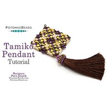 Picture of Accessories, Bead, Smoke Pipe, Jewelry with text POTOMACBEADS Tamiko Pendant Tutorial Des...