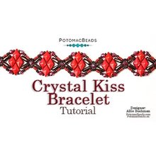 Picture of Accessories, Dynamite, Weapon with text POTOMACBEADS Crystal Kiss Bracelet Tutorial - Cry...