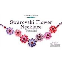 Picture of Accessories, Jewelry, Necklace with text POTOMACBEADS Swarovski Flower Necklace Tutorial ...