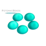 Picture of Turquoise, Sphere, Balloon with text POTOMACBEADS.