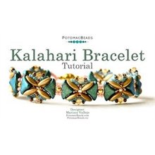 Picture of Accessories, Jewelry, Bracelet with text POTOMACBEADS Kalahari Bracelet Tutorial Kalahari...