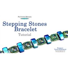 Picture of Accessories, Bracelet, Jewelry, Gemstone with text POTOMACBEADS Stepping Stones Bracelet ...