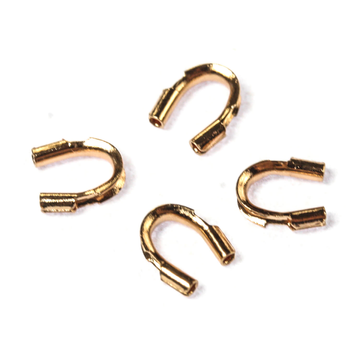 Athenacast Wire Guard Protectors - 4.5x4mm Premium 24kt Rose Gold Plated  Stainless Steel