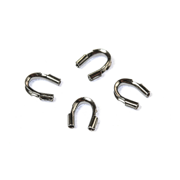 Athenacast Wire Guard Protectors - 4.5x4mm Gunmetal Plated Stainless Steel